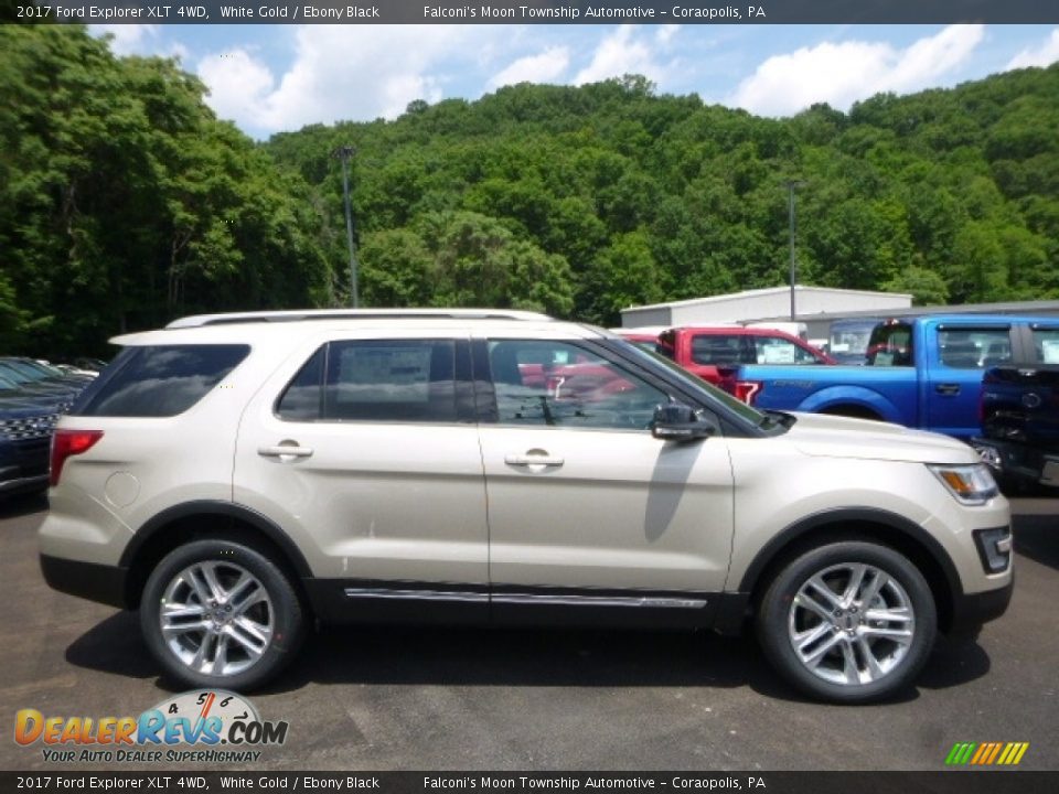 2017 Ford Explorer XLT 4WD White Gold / Ebony Black Photo #1