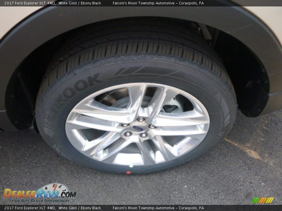 2017 Ford Explorer XLT 4WD White Gold / Ebony Black Photo #7