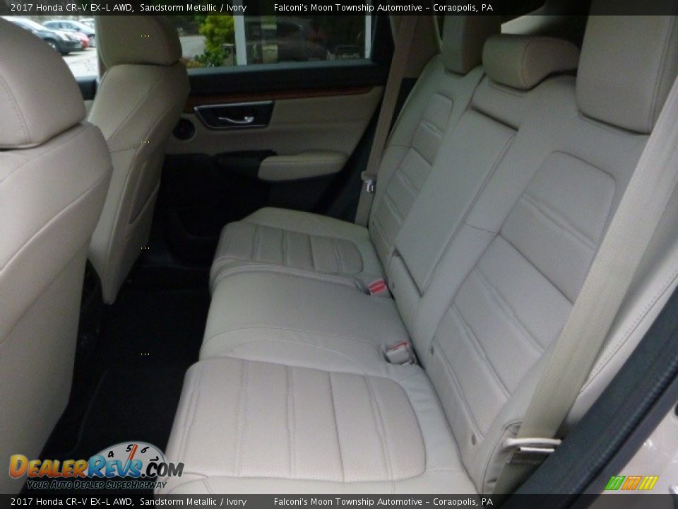 2017 Honda CR-V EX-L AWD Sandstorm Metallic / Ivory Photo #9