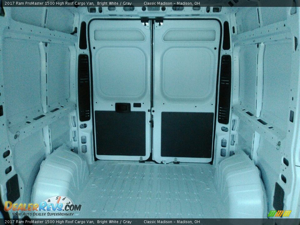 2017 Ram ProMaster 1500 High Roof Cargo Van Bright White / Gray Photo #9