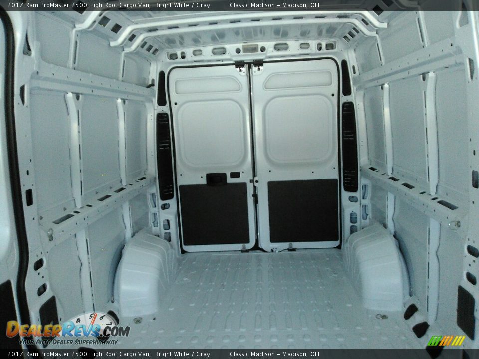 2017 Ram ProMaster 2500 High Roof Cargo Van Bright White / Gray Photo #5