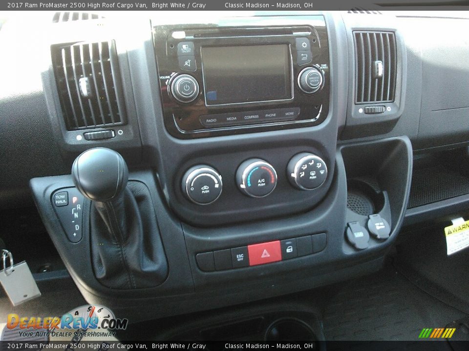 2017 Ram ProMaster 2500 High Roof Cargo Van Bright White / Gray Photo #6
