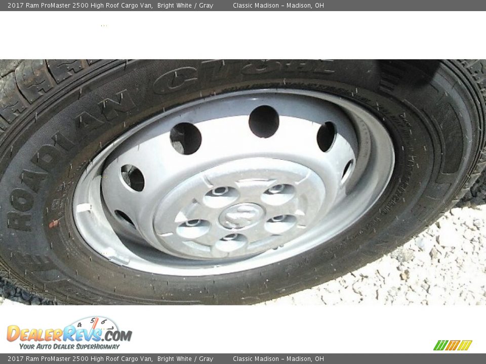 2017 Ram ProMaster 2500 High Roof Cargo Van Bright White / Gray Photo #9