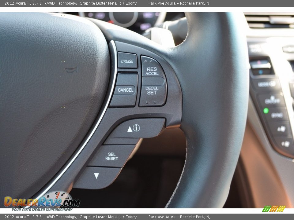 2012 Acura TL 3.7 SH-AWD Technology Graphite Luster Metallic / Ebony Photo #20