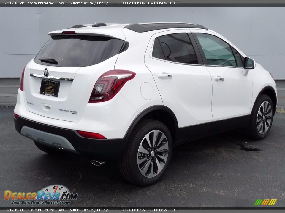 2017 Buick Encore Preferred II AWD Summit White / Ebony Photo #2