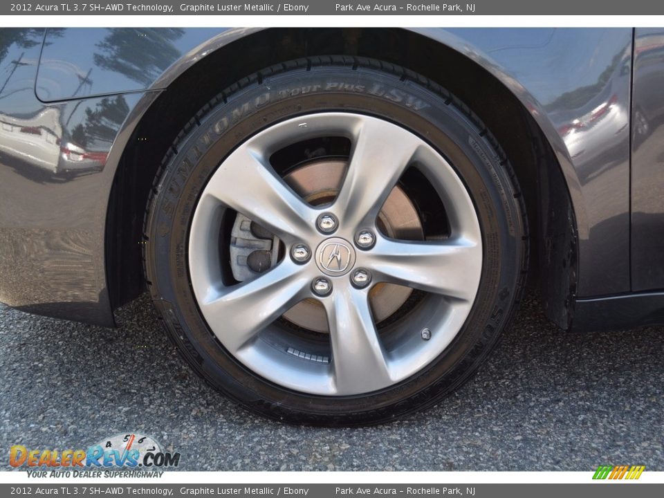 2012 Acura TL 3.7 SH-AWD Technology Graphite Luster Metallic / Ebony Photo #33