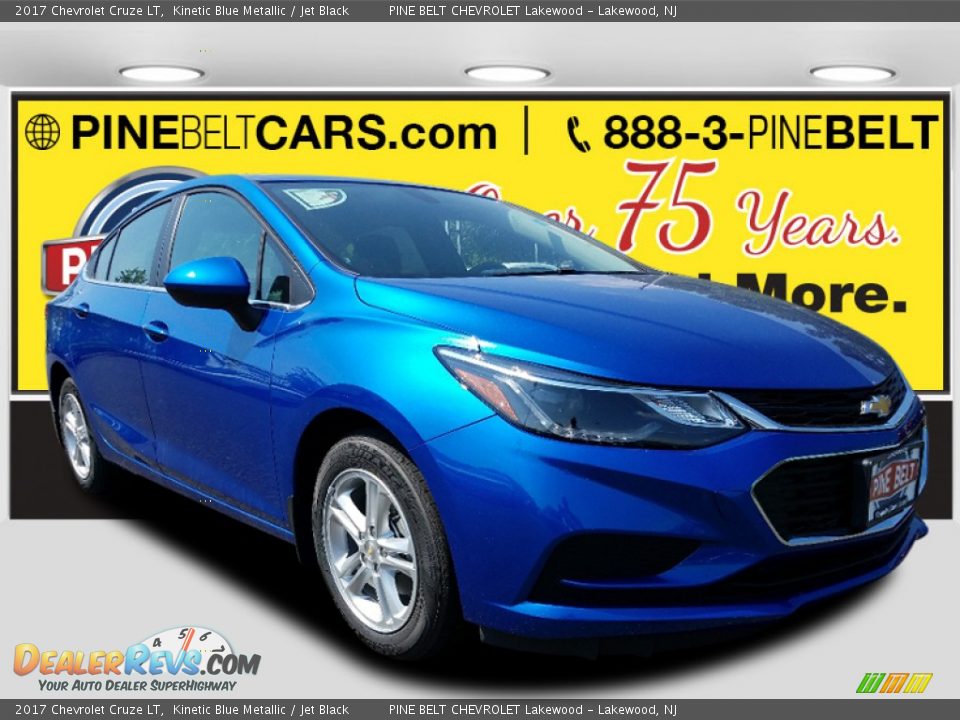 2017 Chevrolet Cruze LT Kinetic Blue Metallic / Jet Black Photo #1