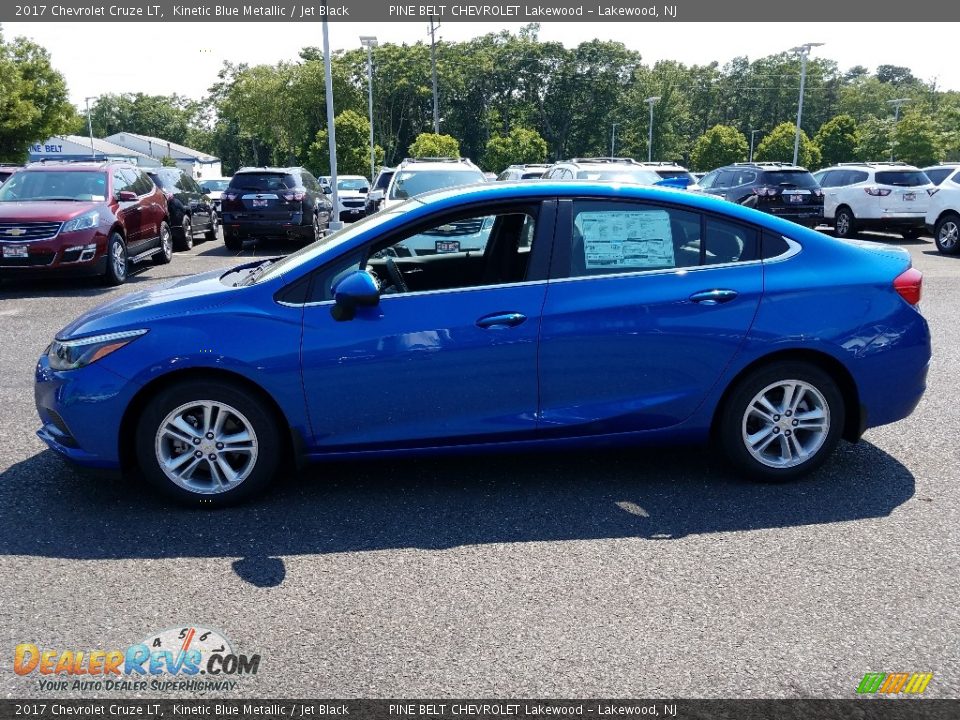 2017 Chevrolet Cruze LT Kinetic Blue Metallic / Jet Black Photo #3