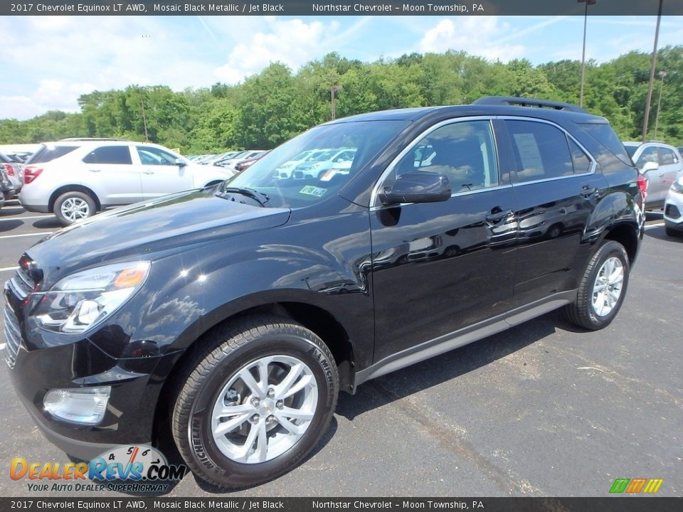 2017 Chevrolet Equinox LT AWD Mosaic Black Metallic / Jet Black Photo #1