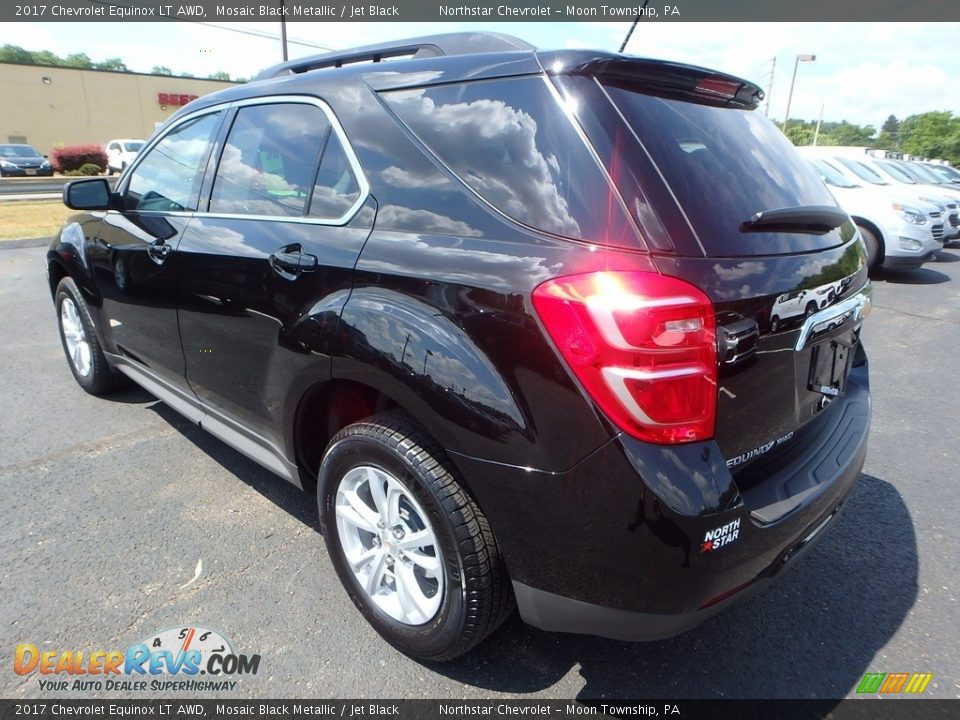 2017 Chevrolet Equinox LT AWD Mosaic Black Metallic / Jet Black Photo #3