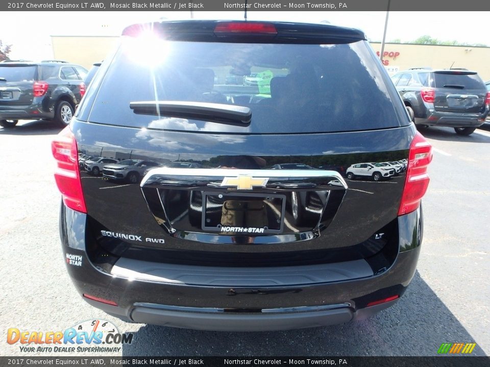 2017 Chevrolet Equinox LT AWD Mosaic Black Metallic / Jet Black Photo #4