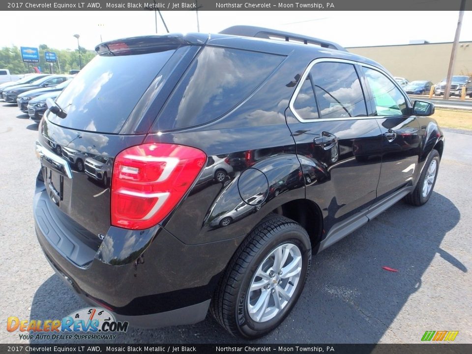 2017 Chevrolet Equinox LT AWD Mosaic Black Metallic / Jet Black Photo #5
