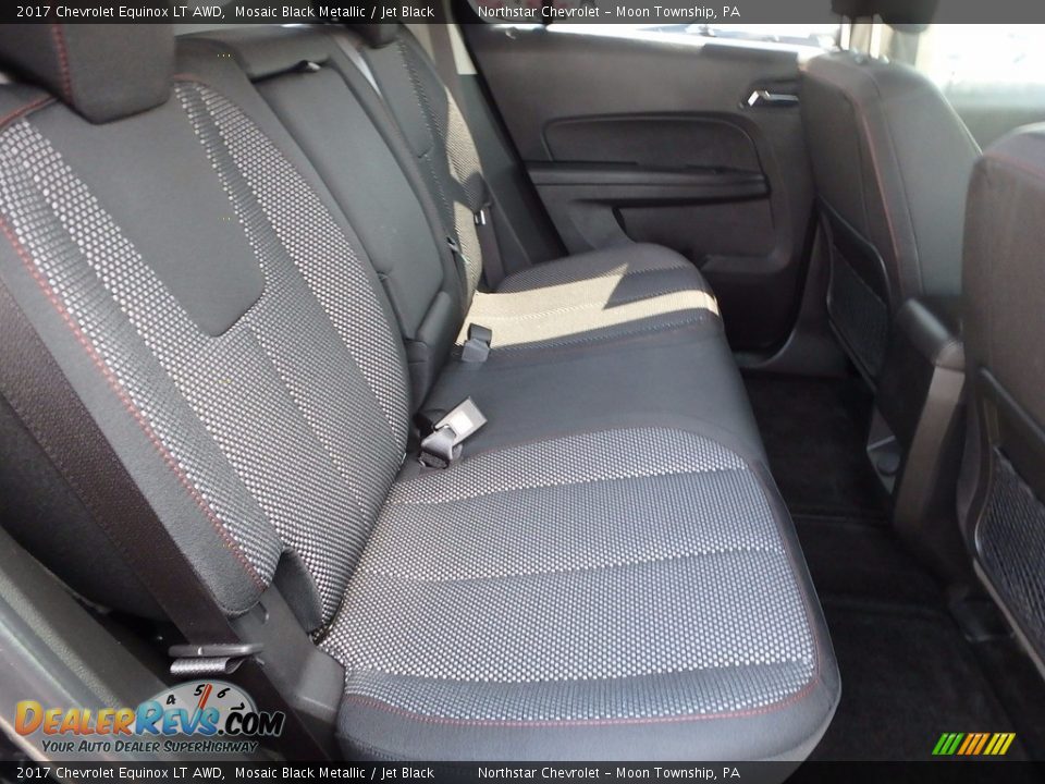 2017 Chevrolet Equinox LT AWD Mosaic Black Metallic / Jet Black Photo #12