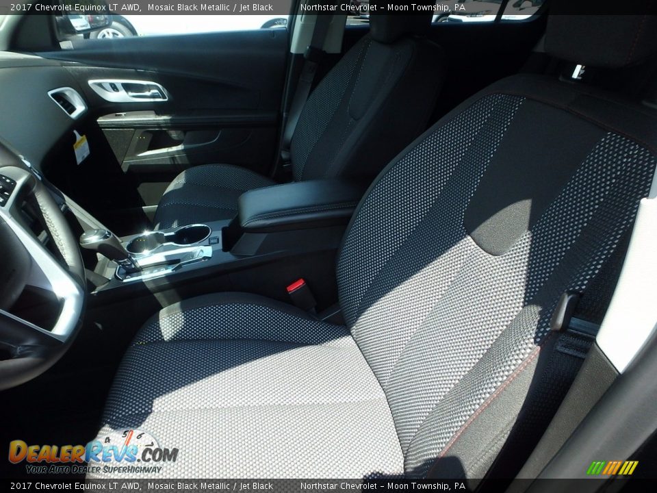 2017 Chevrolet Equinox LT AWD Mosaic Black Metallic / Jet Black Photo #13
