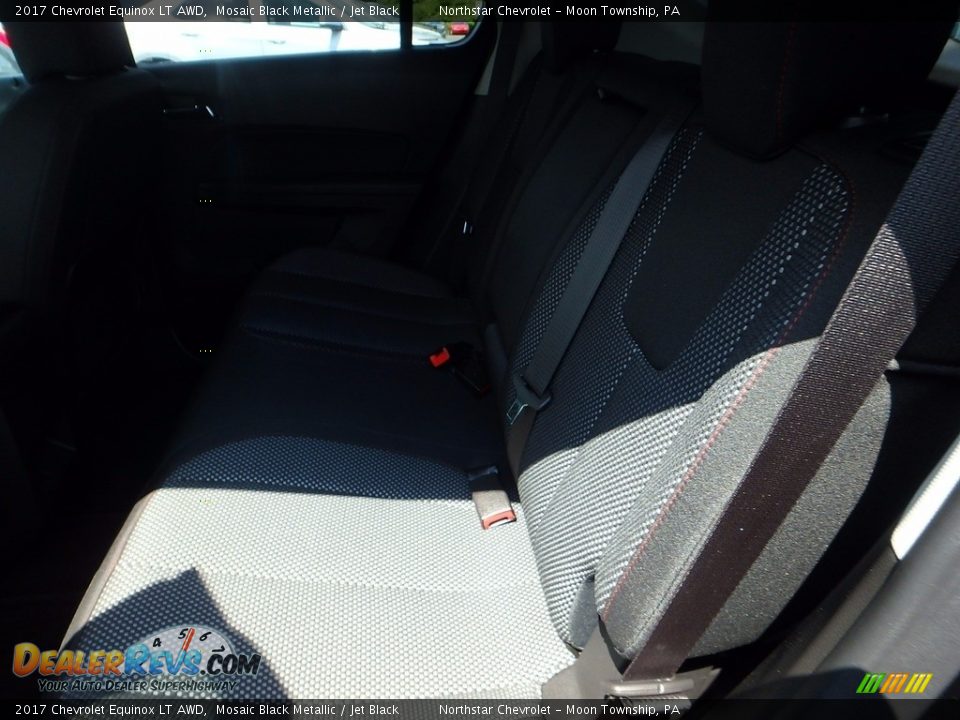 2017 Chevrolet Equinox LT AWD Mosaic Black Metallic / Jet Black Photo #14