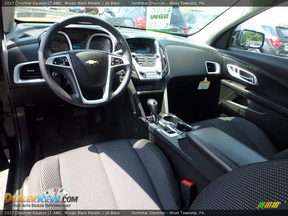 2017 Chevrolet Equinox LT AWD Mosaic Black Metallic / Jet Black Photo #15