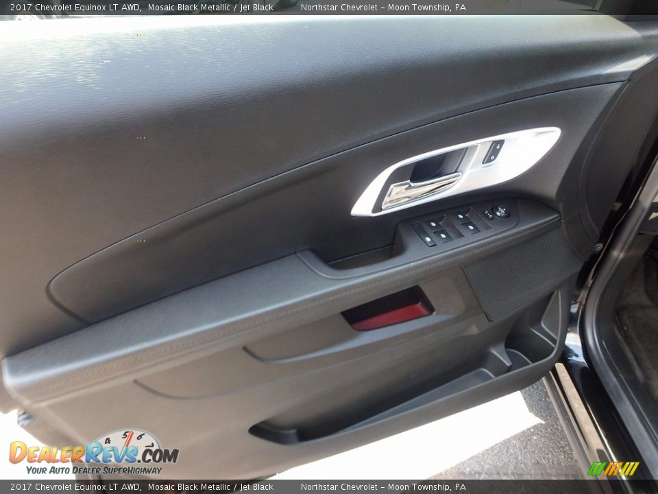 2017 Chevrolet Equinox LT AWD Mosaic Black Metallic / Jet Black Photo #16