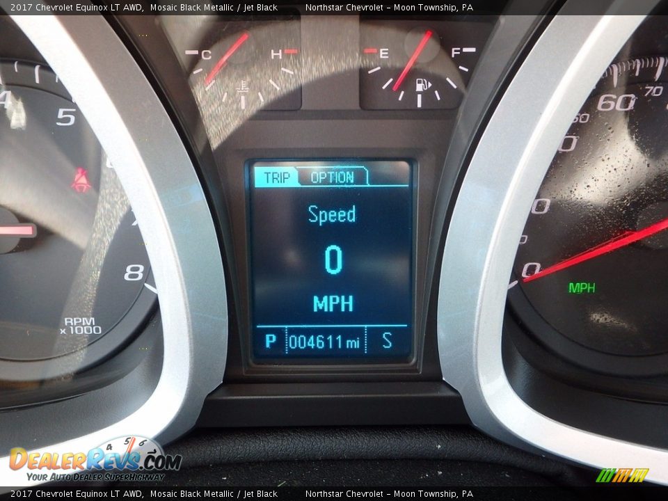 2017 Chevrolet Equinox LT AWD Mosaic Black Metallic / Jet Black Photo #19