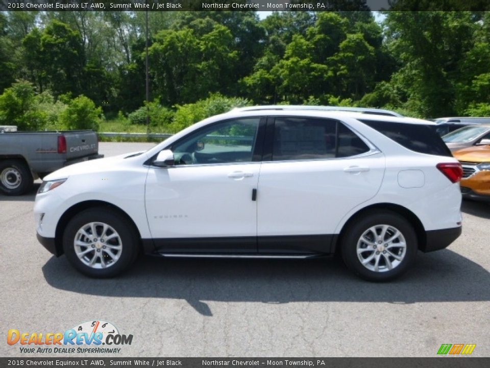 2018 Chevrolet Equinox LT AWD Summit White / Jet Black Photo #2