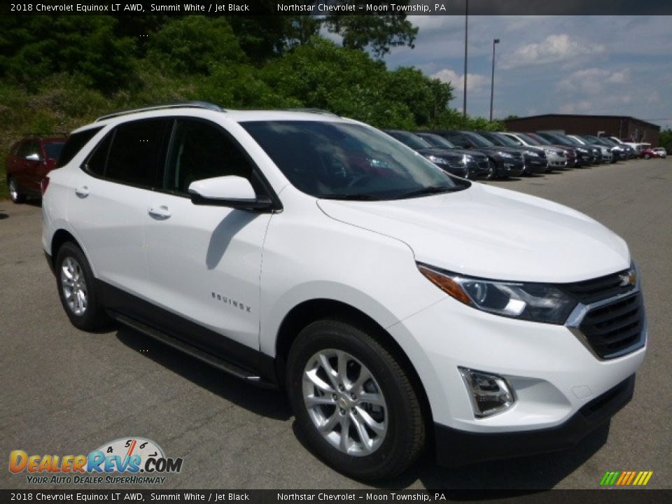2018 Chevrolet Equinox LT AWD Summit White / Jet Black Photo #7