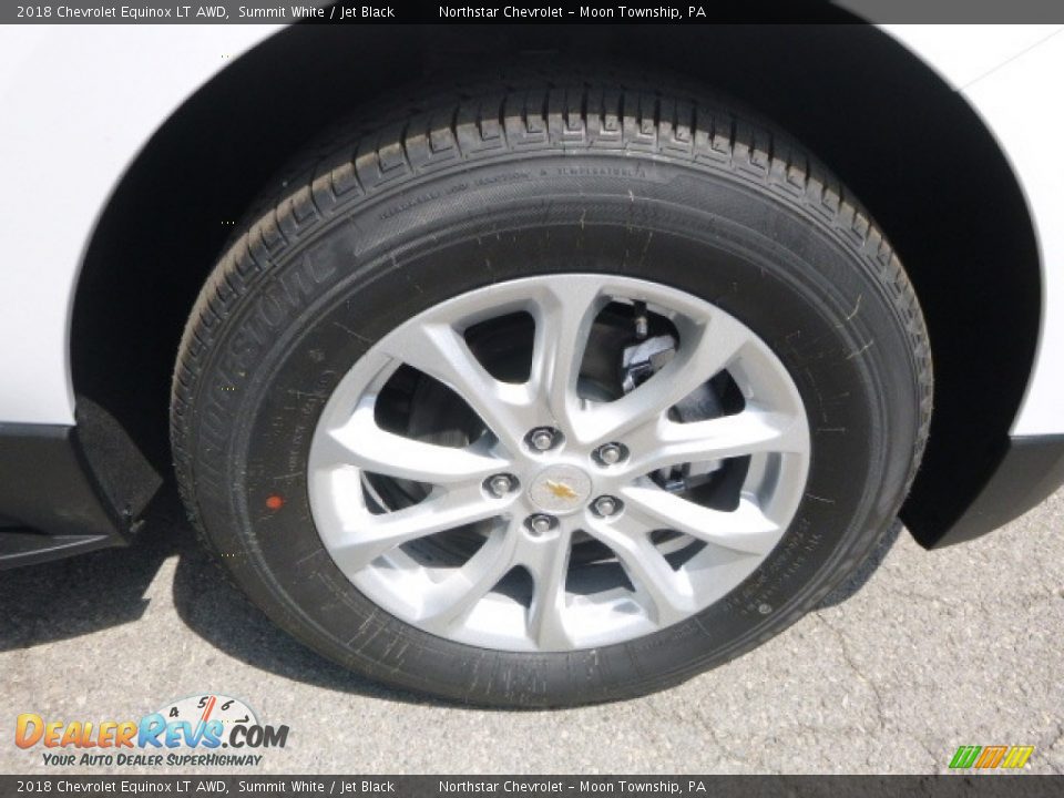 2018 Chevrolet Equinox LT AWD Summit White / Jet Black Photo #9