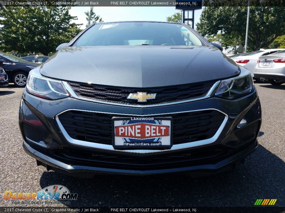 2017 Chevrolet Cruze LT Graphite Metallic / Jet Black Photo #2