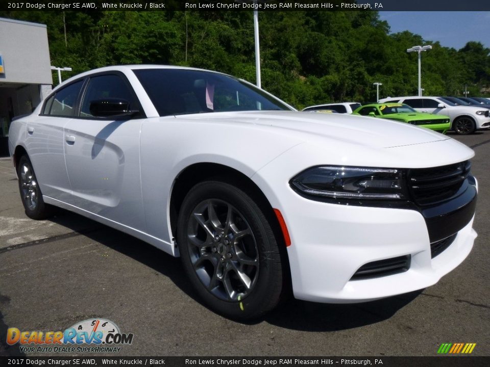 2017 Dodge Charger SE AWD White Knuckle / Black Photo #7