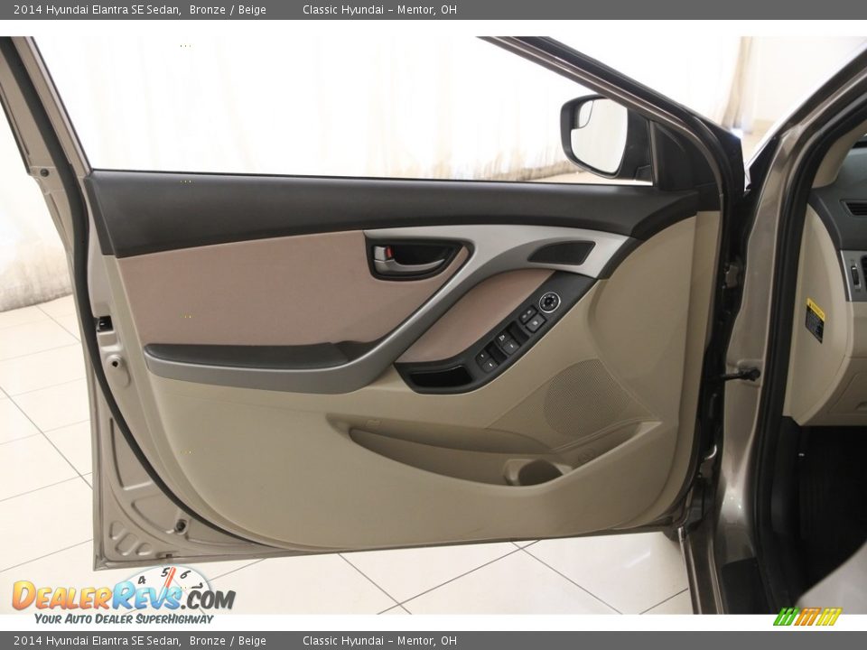 2014 Hyundai Elantra SE Sedan Bronze / Beige Photo #4