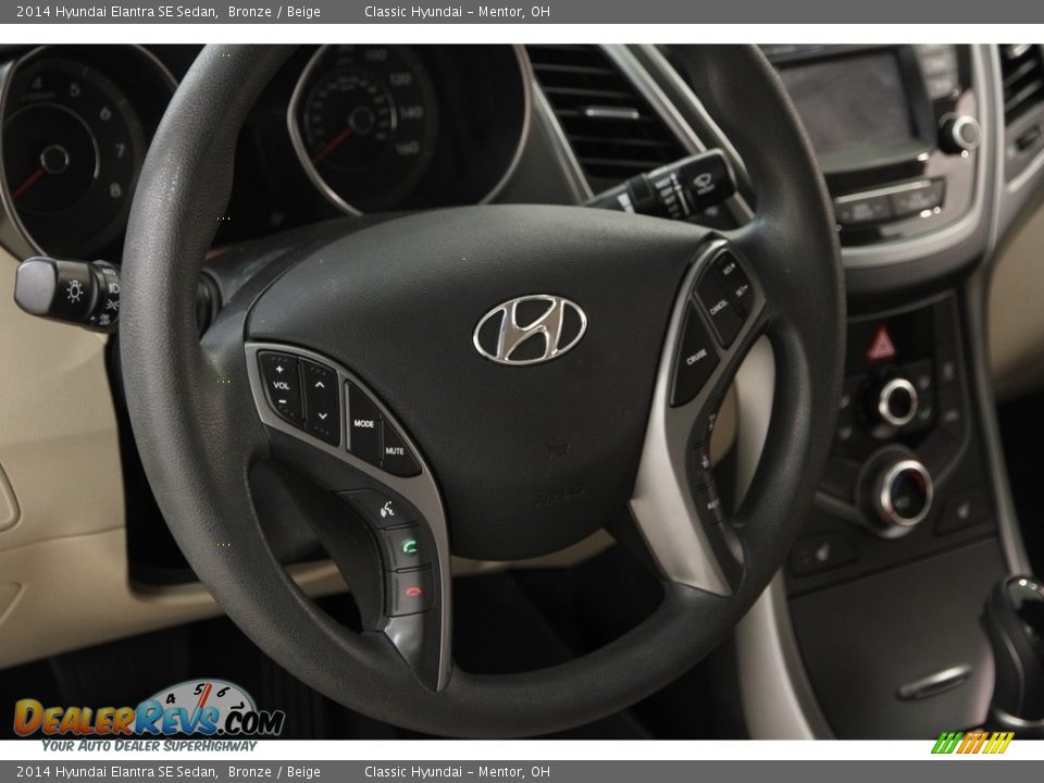 2014 Hyundai Elantra SE Sedan Bronze / Beige Photo #6