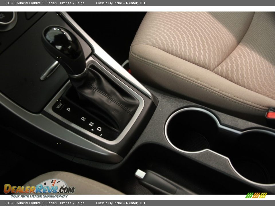 2014 Hyundai Elantra SE Sedan Bronze / Beige Photo #11