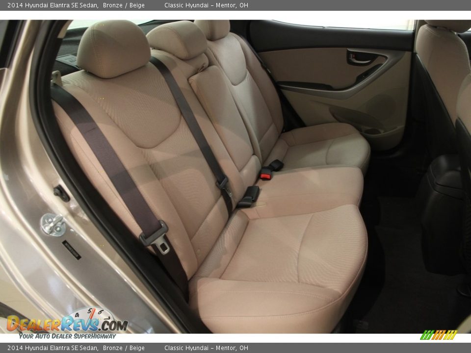 2014 Hyundai Elantra SE Sedan Bronze / Beige Photo #13
