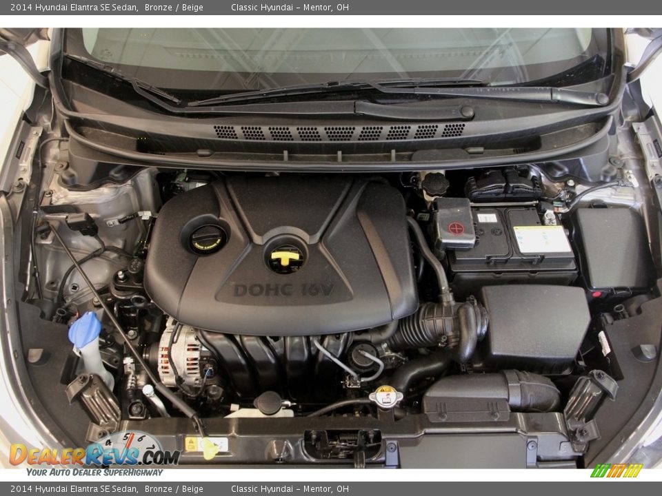 2014 Hyundai Elantra SE Sedan Bronze / Beige Photo #16