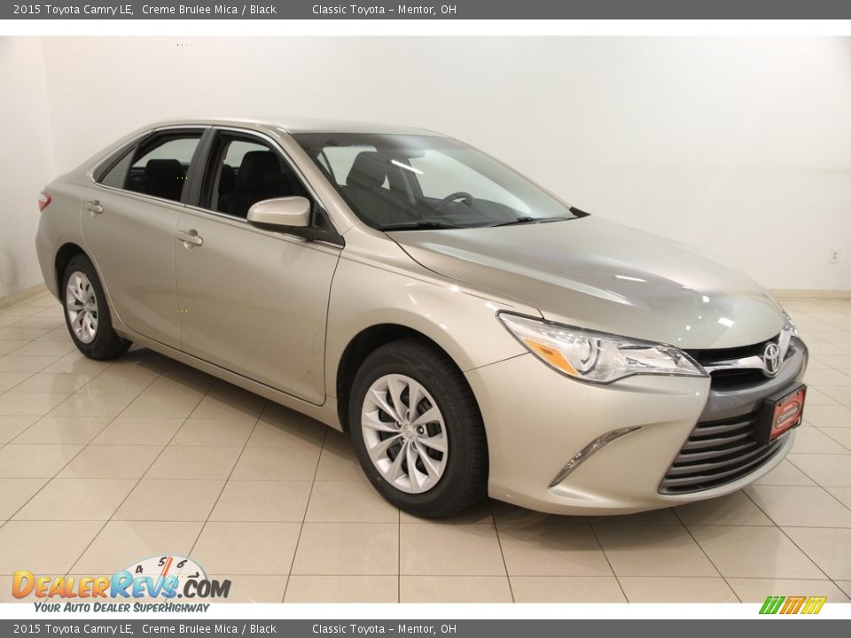 2015 Toyota Camry LE Creme Brulee Mica / Black Photo #1