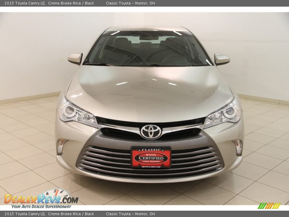 2015 Toyota Camry LE Creme Brulee Mica / Black Photo #2