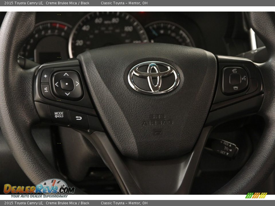 2015 Toyota Camry LE Creme Brulee Mica / Black Photo #6