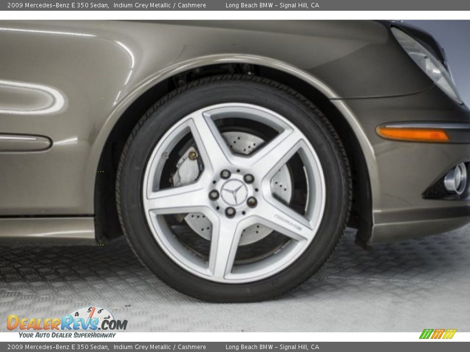 2009 Mercedes-Benz E 350 Sedan Indium Grey Metallic / Cashmere Photo #8