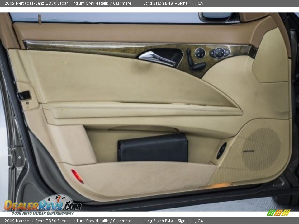 2009 Mercedes-Benz E 350 Sedan Indium Grey Metallic / Cashmere Photo #19