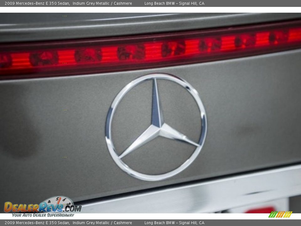 2009 Mercedes-Benz E 350 Sedan Indium Grey Metallic / Cashmere Photo #20