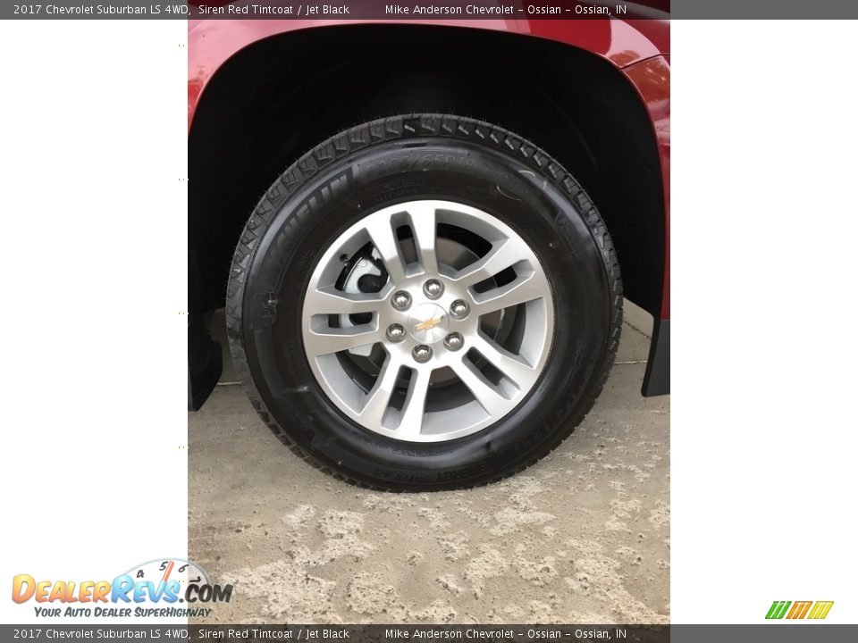 2017 Chevrolet Suburban LS 4WD Siren Red Tintcoat / Jet Black Photo #2