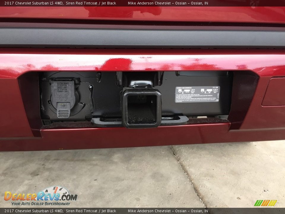 2017 Chevrolet Suburban LS 4WD Siren Red Tintcoat / Jet Black Photo #16