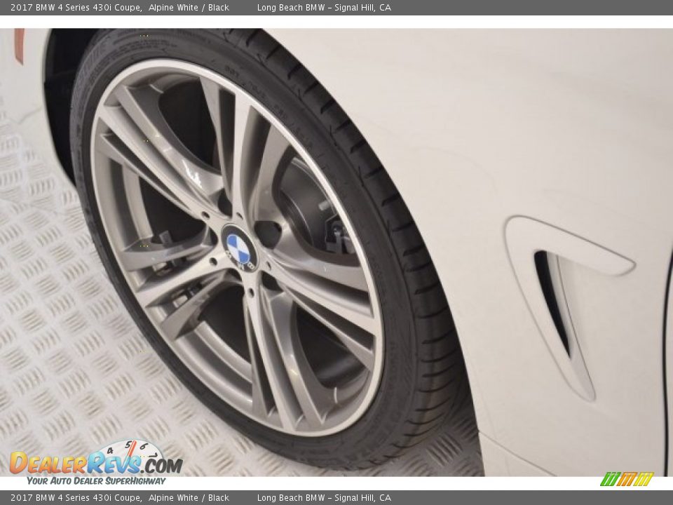 2017 BMW 4 Series 430i Coupe Alpine White / Black Photo #6