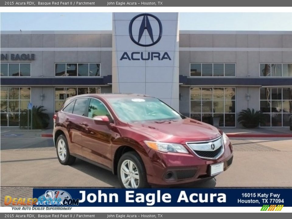 2015 Acura RDX Basque Red Pearl II / Parchment Photo #1