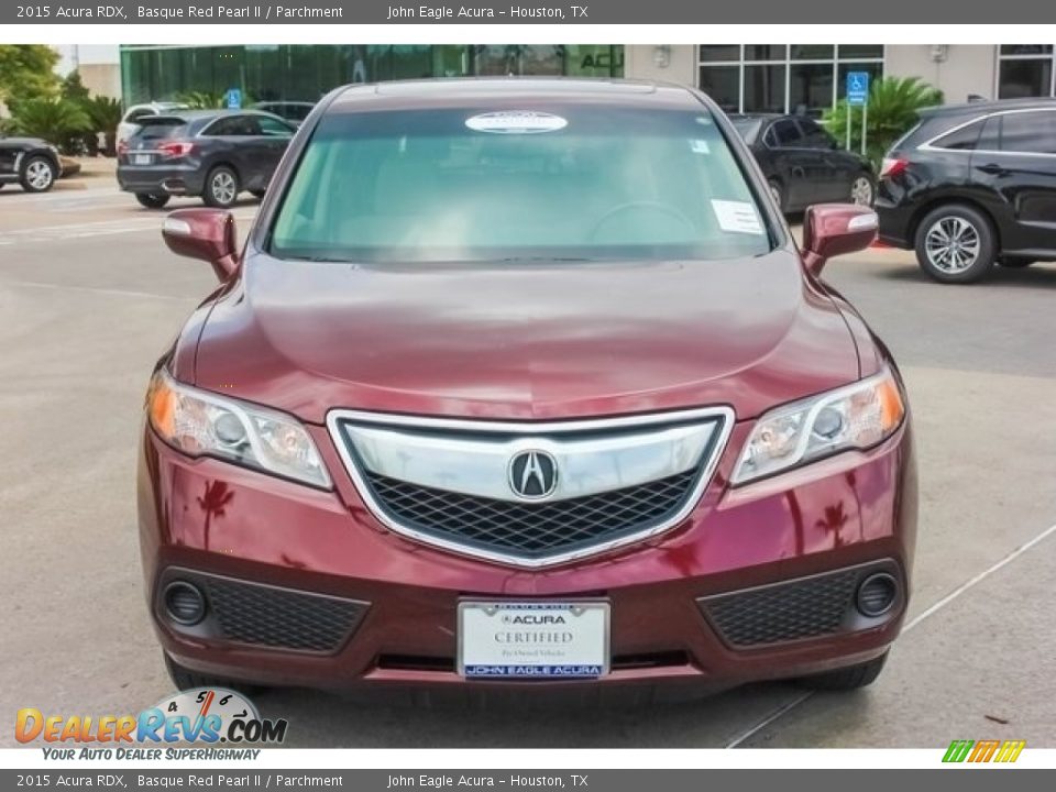 2015 Acura RDX Basque Red Pearl II / Parchment Photo #2