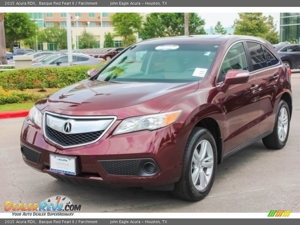 2015 Acura RDX Basque Red Pearl II / Parchment Photo #3