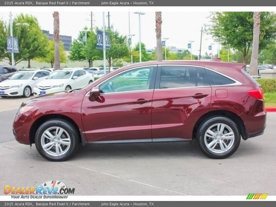 2015 Acura RDX Basque Red Pearl II / Parchment Photo #4