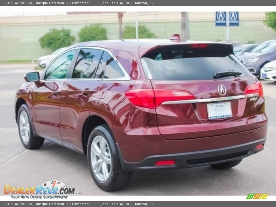 2015 Acura RDX Basque Red Pearl II / Parchment Photo #5