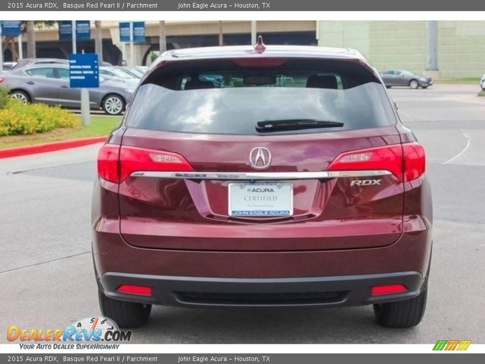 2015 Acura RDX Basque Red Pearl II / Parchment Photo #6