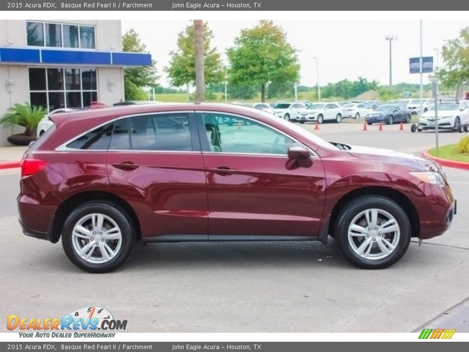 2015 Acura RDX Basque Red Pearl II / Parchment Photo #8
