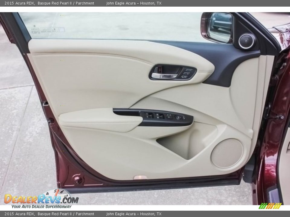 2015 Acura RDX Basque Red Pearl II / Parchment Photo #15