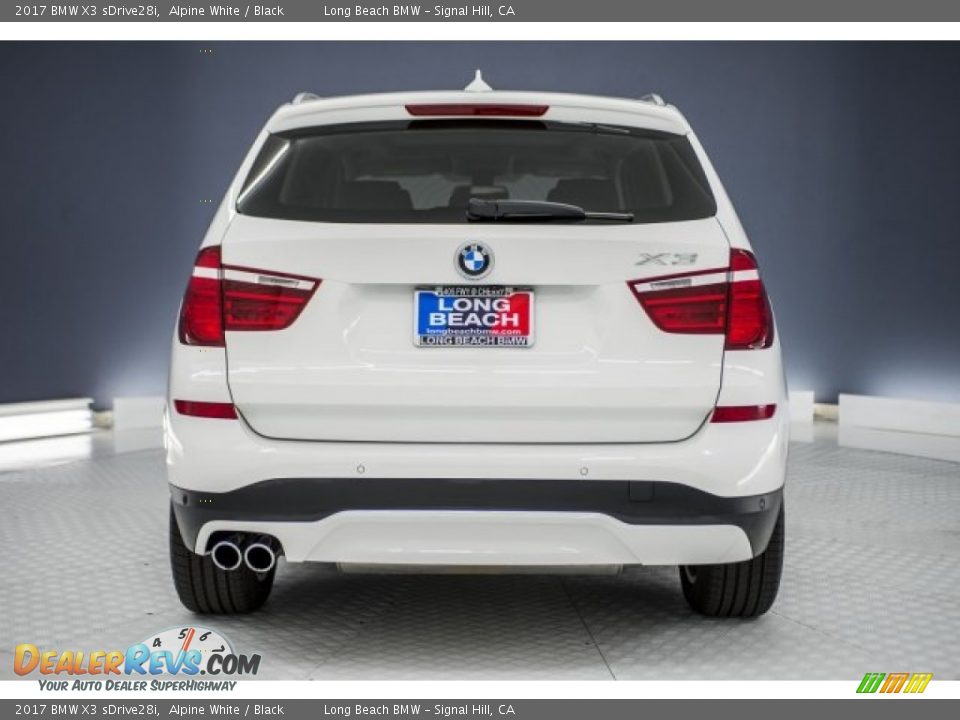 2017 BMW X3 sDrive28i Alpine White / Black Photo #2
